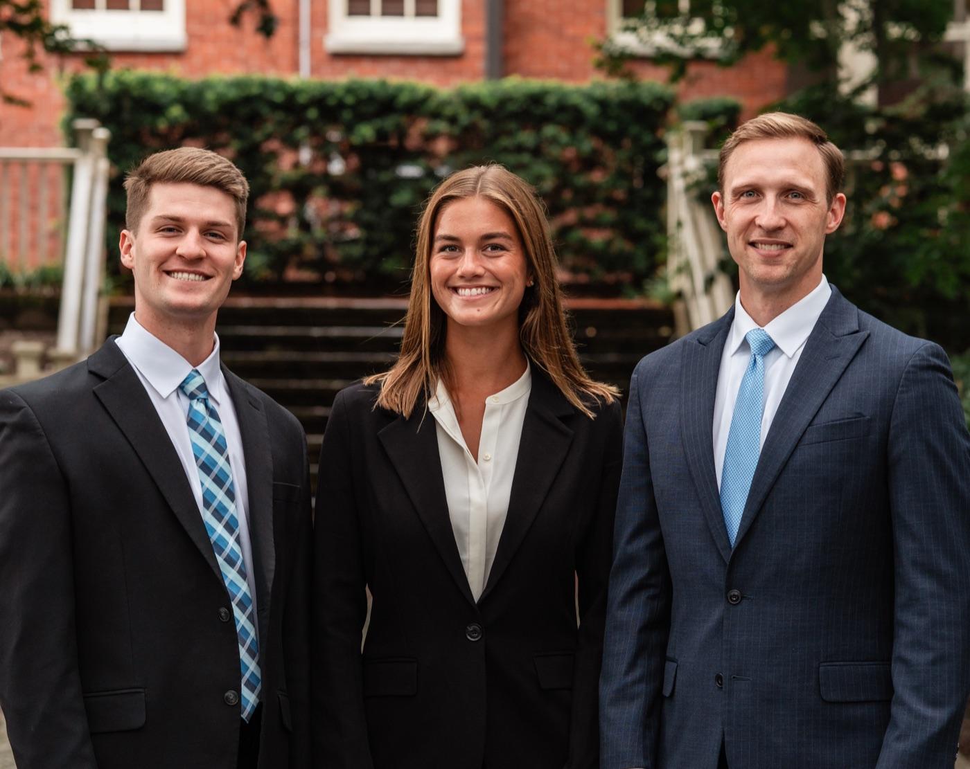 Three members of the Faith Investor Services team